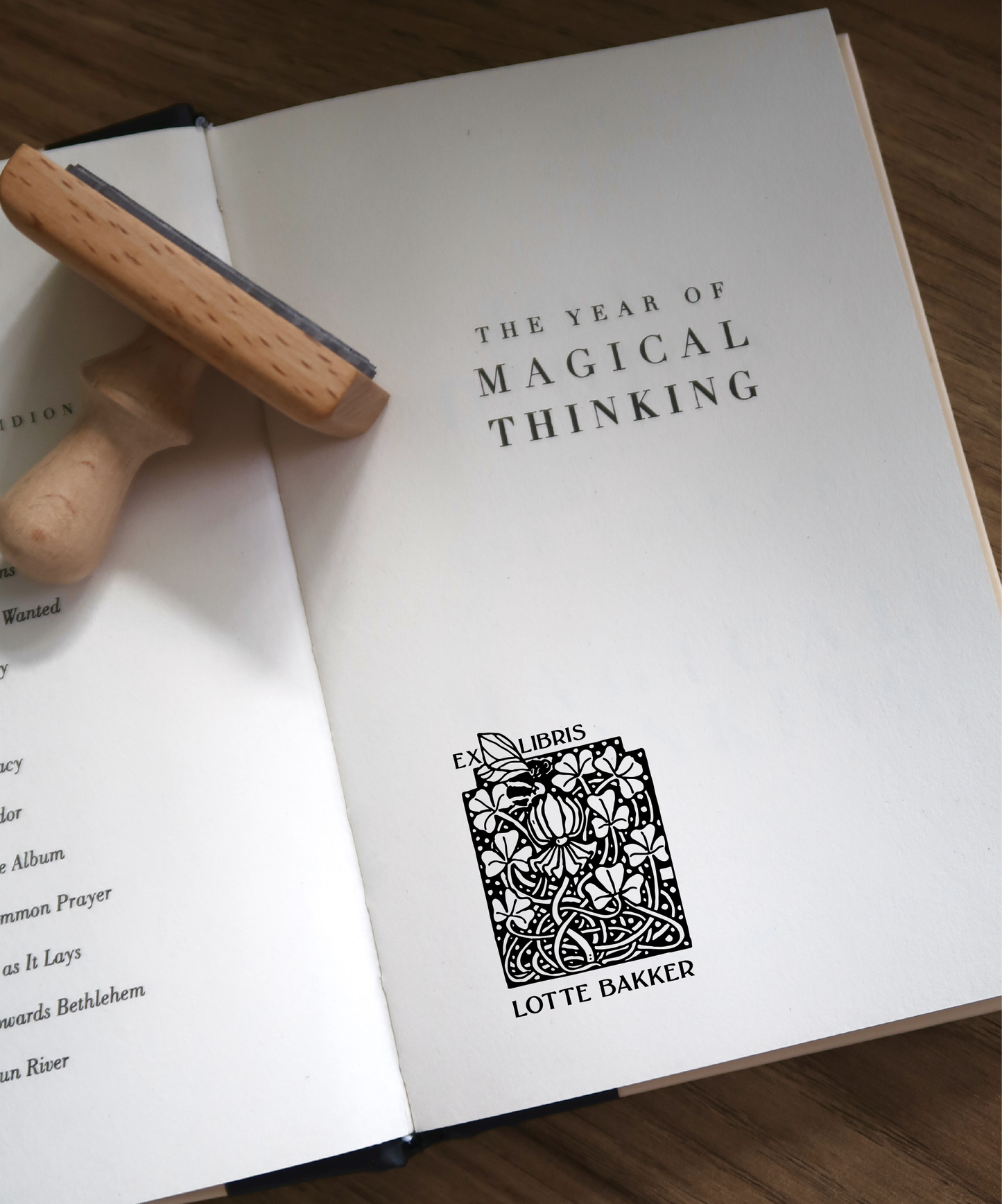 Blooming Clovers & Butterfly