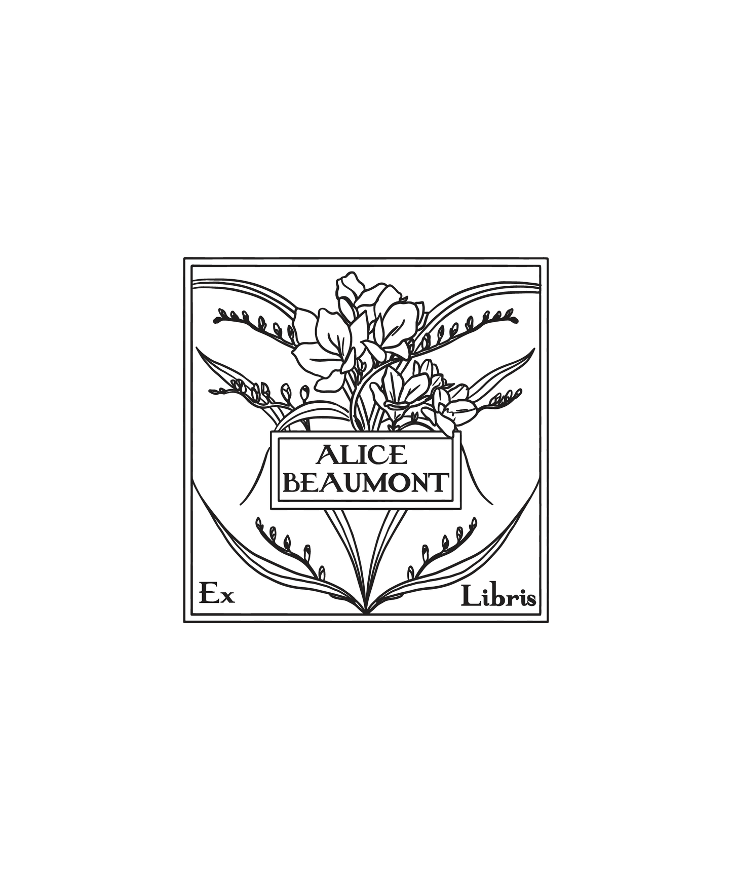 Heart-Framed Freesia